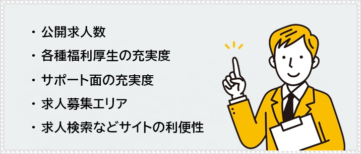 IT転職エージェント　選定基準