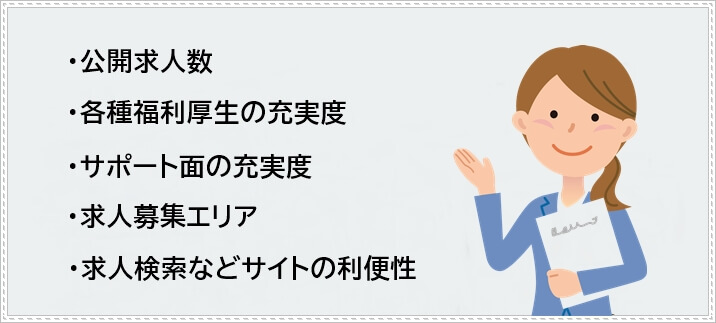 理学療法士向けおすすめ転職エージェント・サイトの選別理由