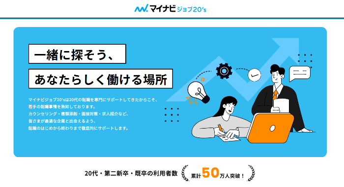 マイナビジョブ20's
